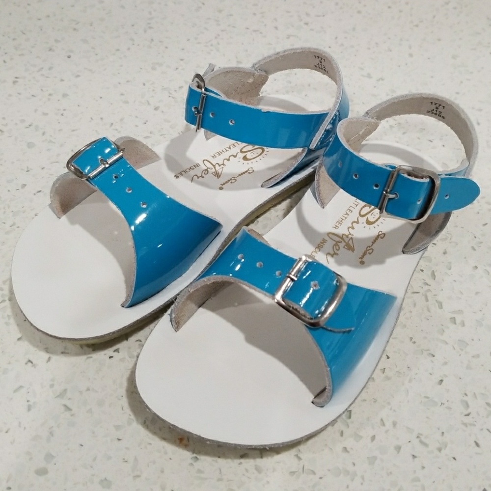 Like New Sun San Surfer Sandals Blue 9